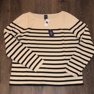 New Banana Republic Striped Merino Wool Sweater XL